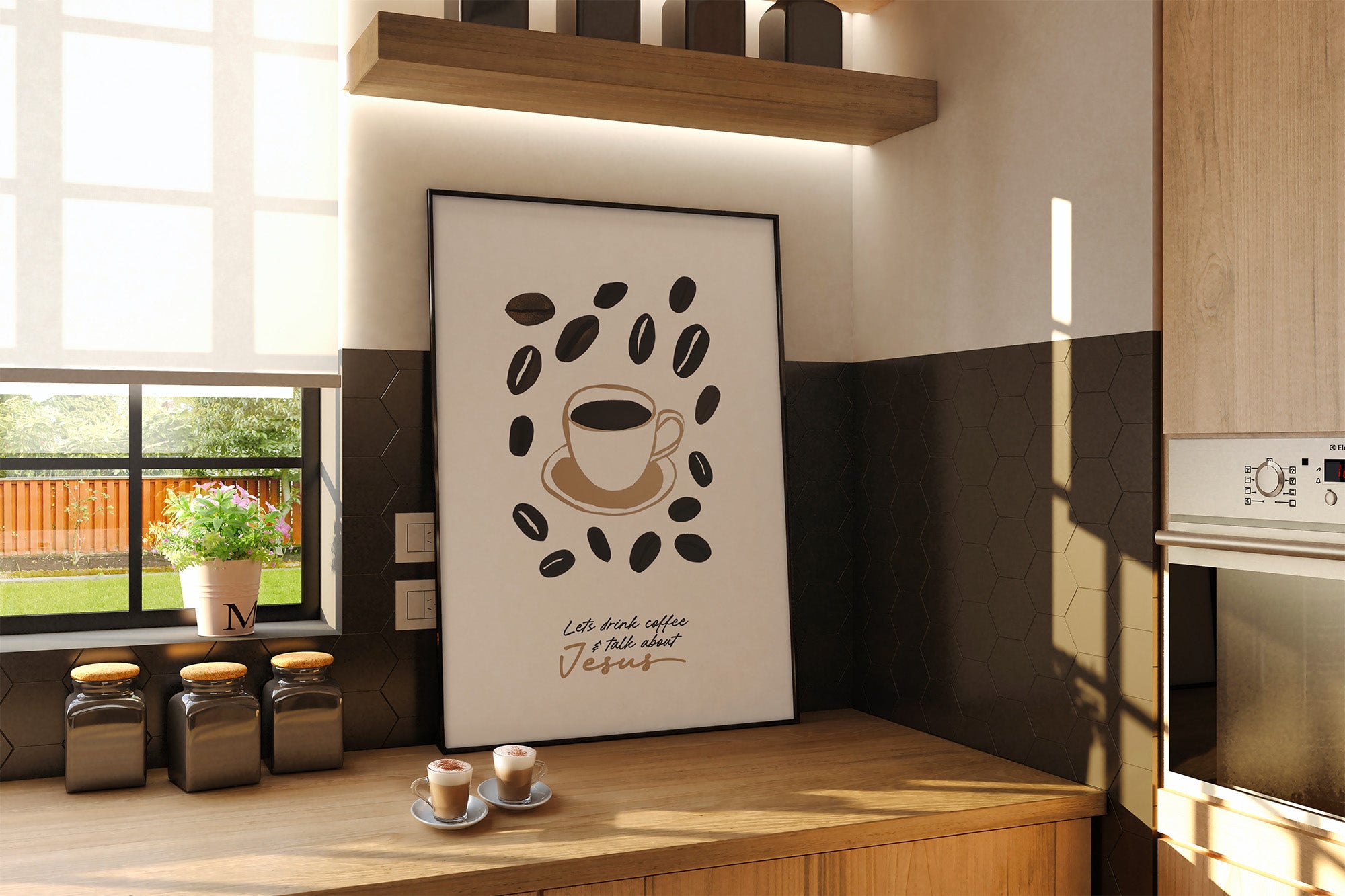 Lets drink Coffee & talk about Jesus | Poster