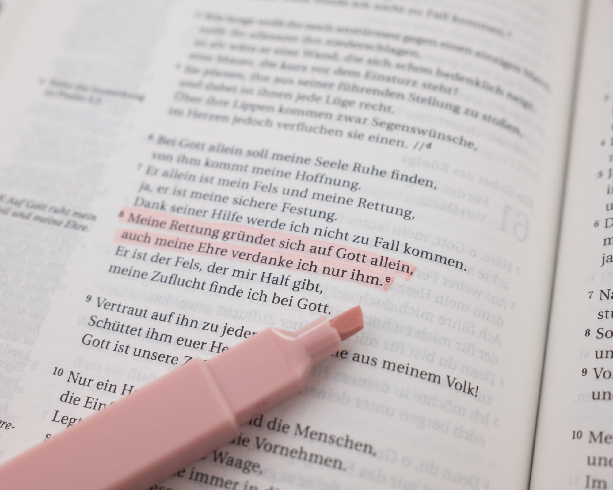 Bibel Textmarker Pastellfarben | 6er Set